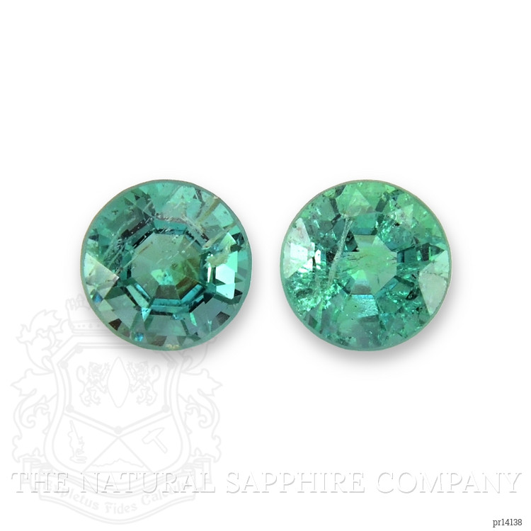 0.49 Ct.Tw. Emerald Pair from Zambia
