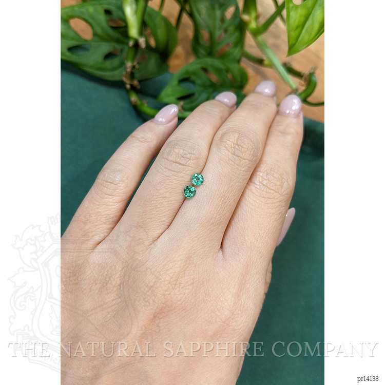 0.49 Ct.Tw. Emerald Pair from Zambia