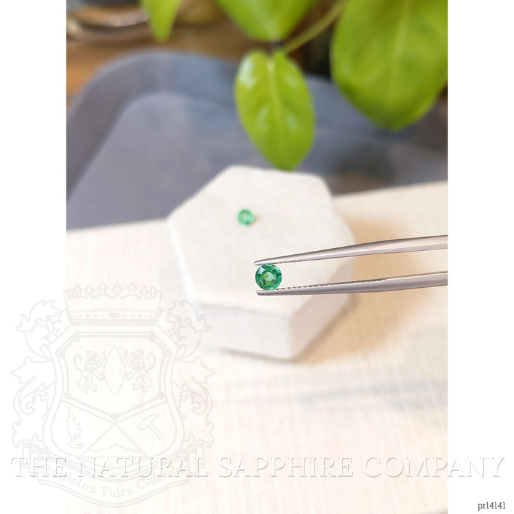 0.56 Ct.Tw. Emerald Pair from Zambia