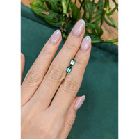 1.45 Ct.Tw.Total Carat Weight Bluish Green Tourmaline Pair from Brazil Life Style