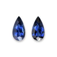 1.82&nbsp;Ct.Tw.Total Carat Weight Blue Sapphire Pair from Ceylon (Sri Lanka) Video
