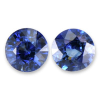 2.29&nbsp;Ct.Tw.Total Carat Weight Blue Sapphire Pair from Ceylon (Sri Lanka) Video