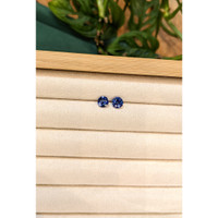 2.29&nbsp;Ct.Tw.Total Carat Weight Blue Sapphire Pair from Ceylon (Sri Lanka) Life Style