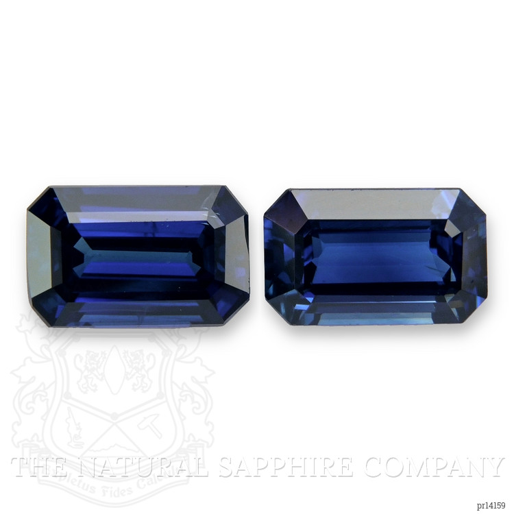 3.13 Ct.Tw. Blue Sapphire Pair from Ceylon (Sri Lanka)