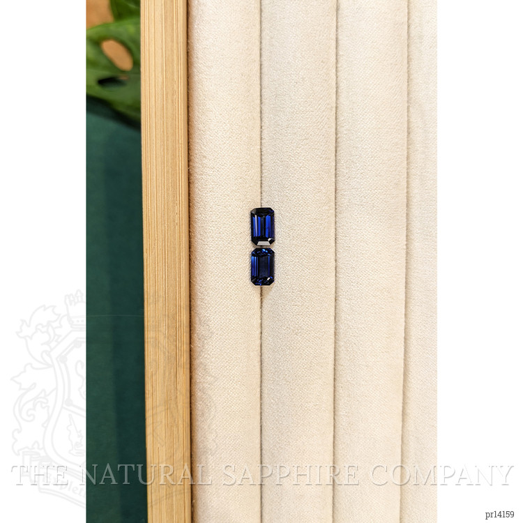3.13 Ct.Tw. Blue Sapphire Pair from Ceylon (Sri Lanka)