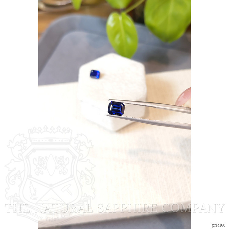 3.26 Ct.Tw. Blue Sapphire Pair from Ceylon (Sri Lanka)
