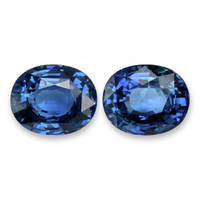 4.38&nbsp;Ct.Tw.Total Carat Weight Blue Sapphire Pair from Ceylon (Sri Lanka) Video