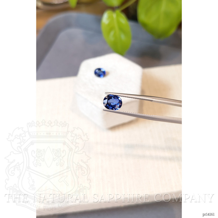 4.38 Ct.Tw. Blue Sapphire Pair from Ceylon (Sri Lanka)