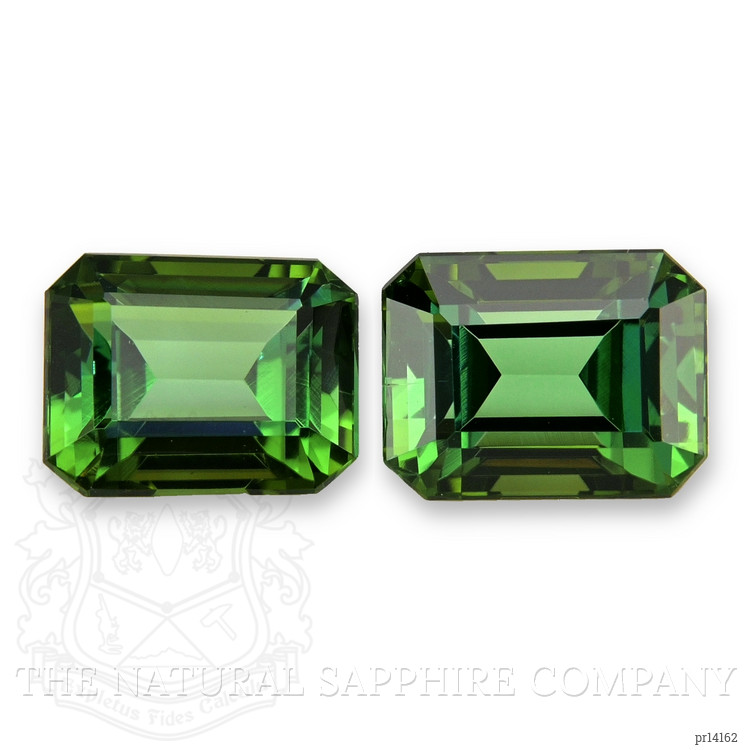 2.62 Ct.Tw. Green Tourmaline Pair from Brazil