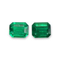 1.38&nbsp;Ct.Tw.Total Carat Weight Emerald Pair from Colombia Video