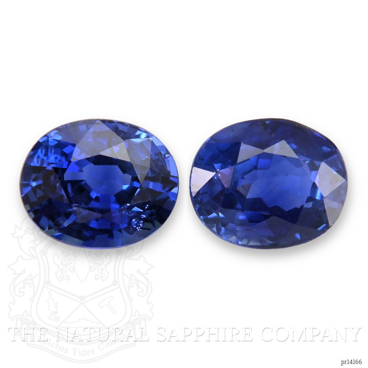 1.35 Ct.Tw. Blue Sapphire Pair from Ceylon (Sri Lanka)