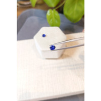1.35&nbsp;Ct.Tw.Total Carat Weight Blue Sapphire Pair from Ceylon (Sri Lanka) Life Style