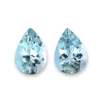 11.18&nbsp;Ct.Tw.Total Carat Weight Blue Aquamarine Pair from Brazil Video