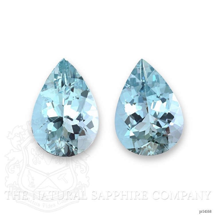 11.18 Ct.Tw. Blue Aquamarine Pair from Brazil
