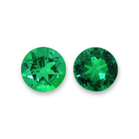 1.11 Ct.Tw.Total Carat Weight Emerald Pair from Colombia Video