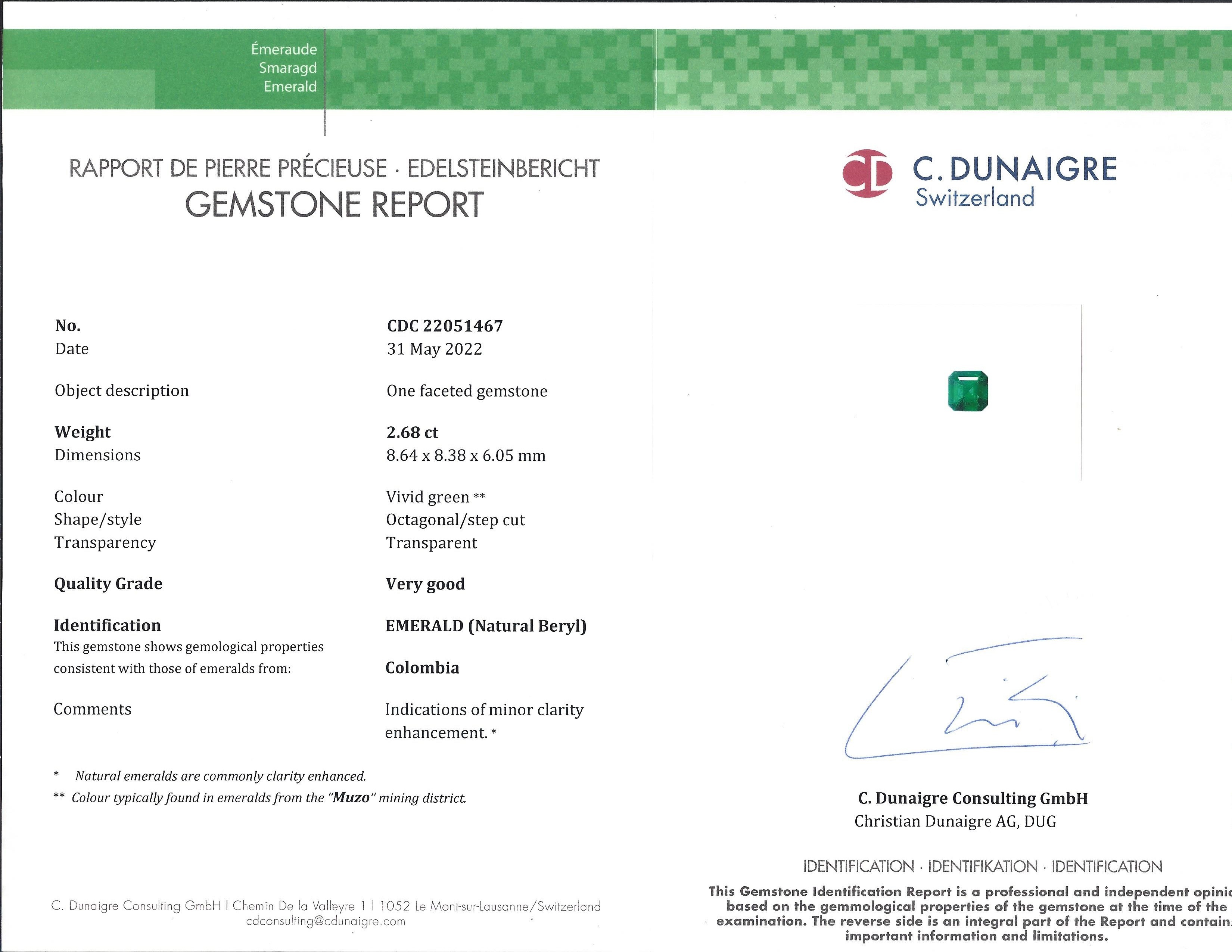 5.25 Ct.Tw. Emerald Pair from Colombia - Muzo