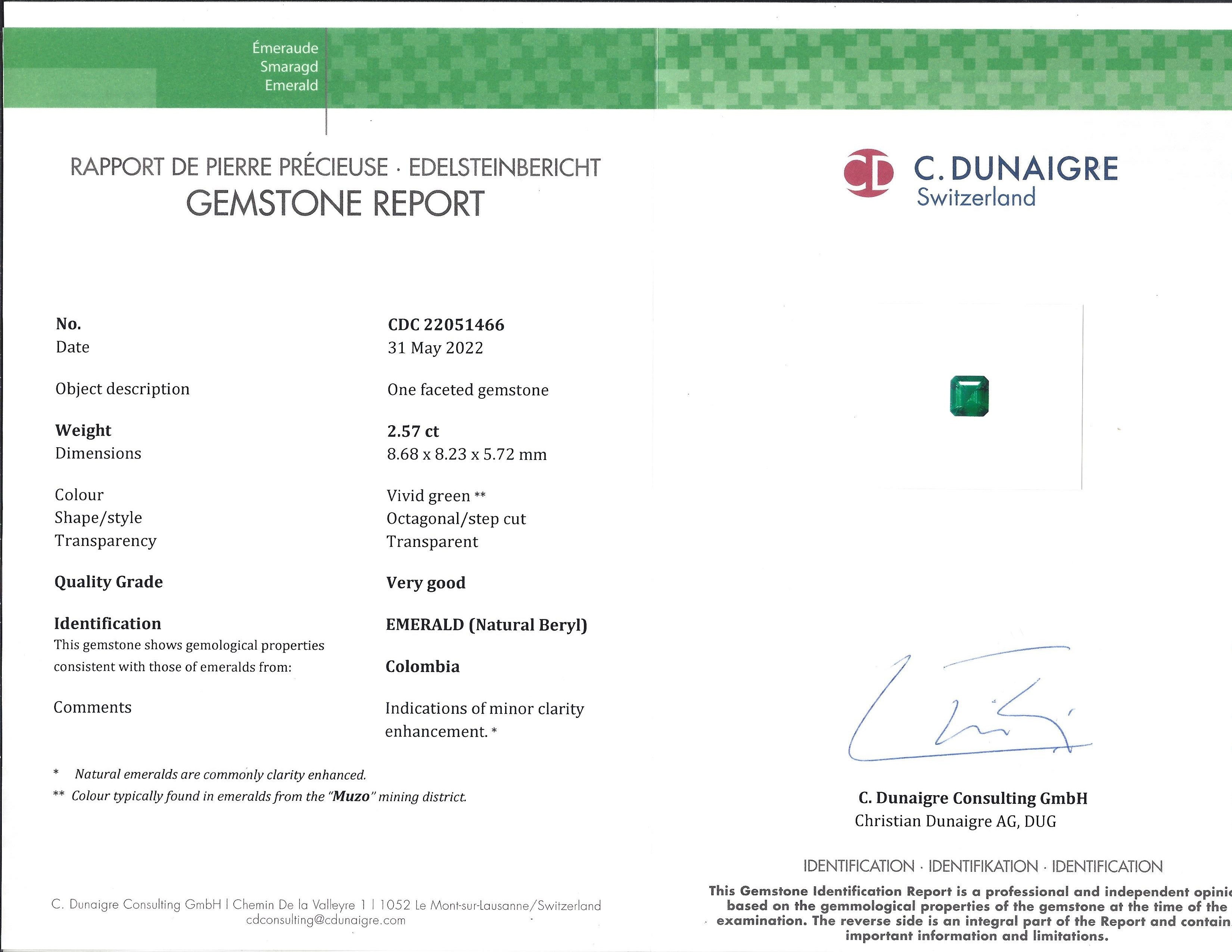 5.25 Ct.Tw. Emerald Pair from Colombia - Muzo