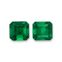 5.25 Ct.Tw.Total Carat Weight Emerald Pair from Colombia - Muzo Video
