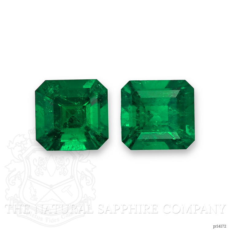 5.25 Ct.Tw. Emerald Pair from Colombia - Muzo