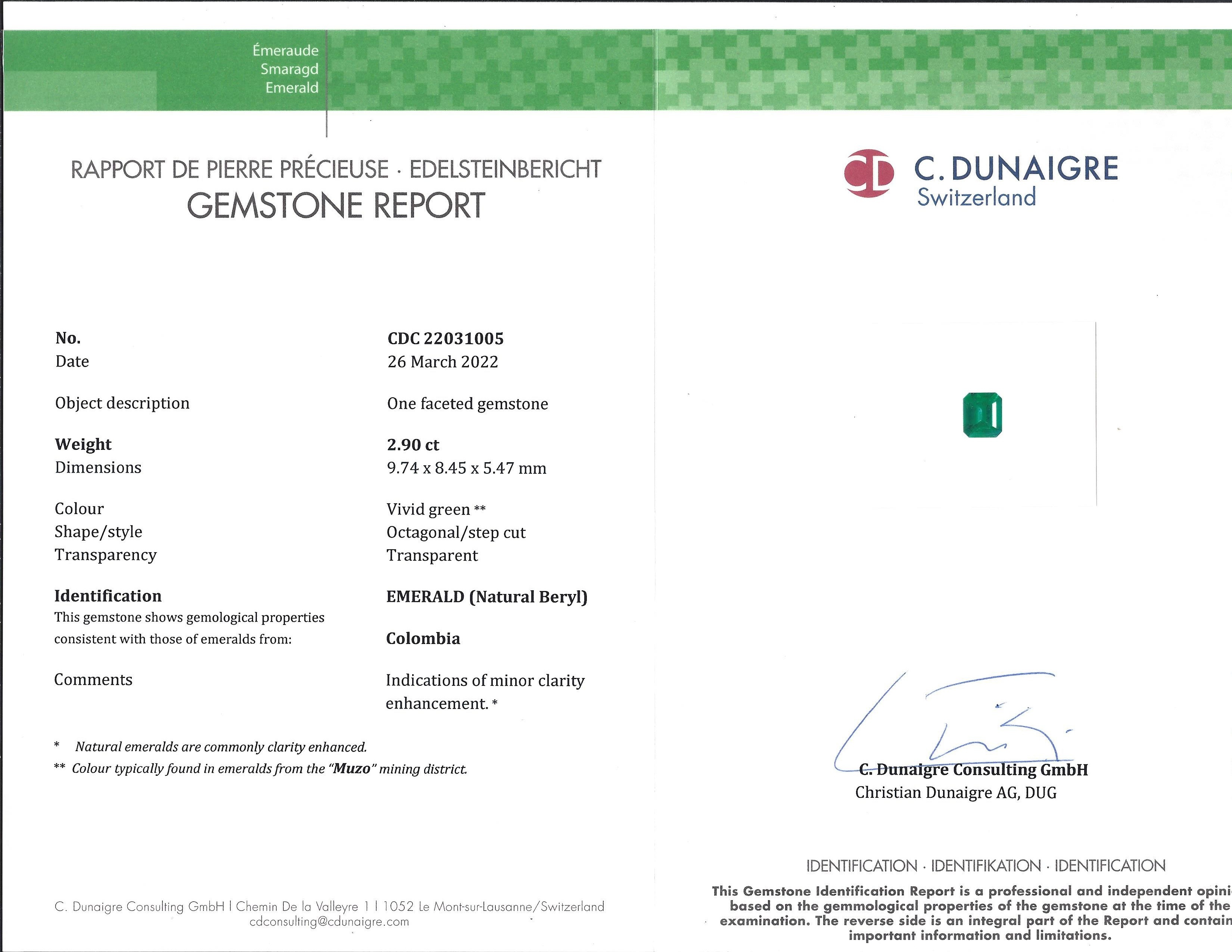 5.35 Ct.Tw. Emerald Pair from Colombia - Muzo