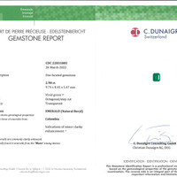 5.35&nbsp;Ct.Tw.Total Carat Weight Emerald Pair from Colombia - Muzo Scan Report