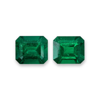 5.35&nbsp;Ct.Tw.Total Carat Weight Emerald Pair from Colombia - Muzo Video