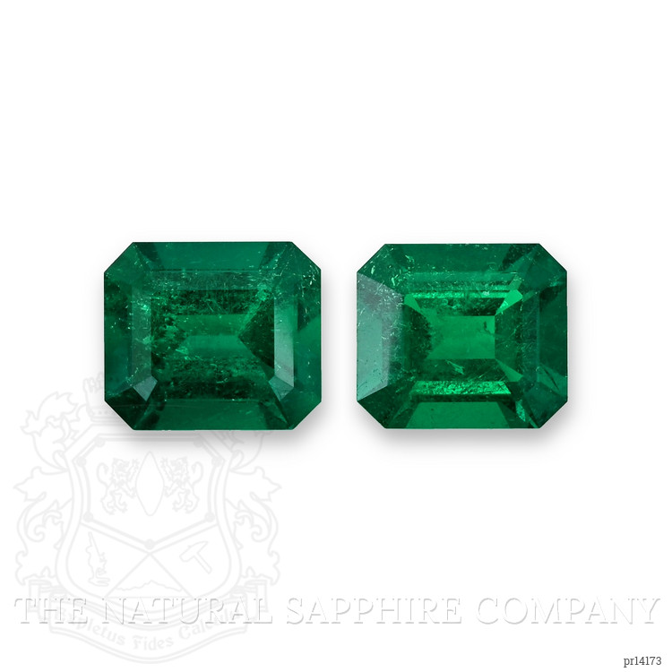 5.35 Ct.Tw. Emerald Pair from Colombia - Muzo