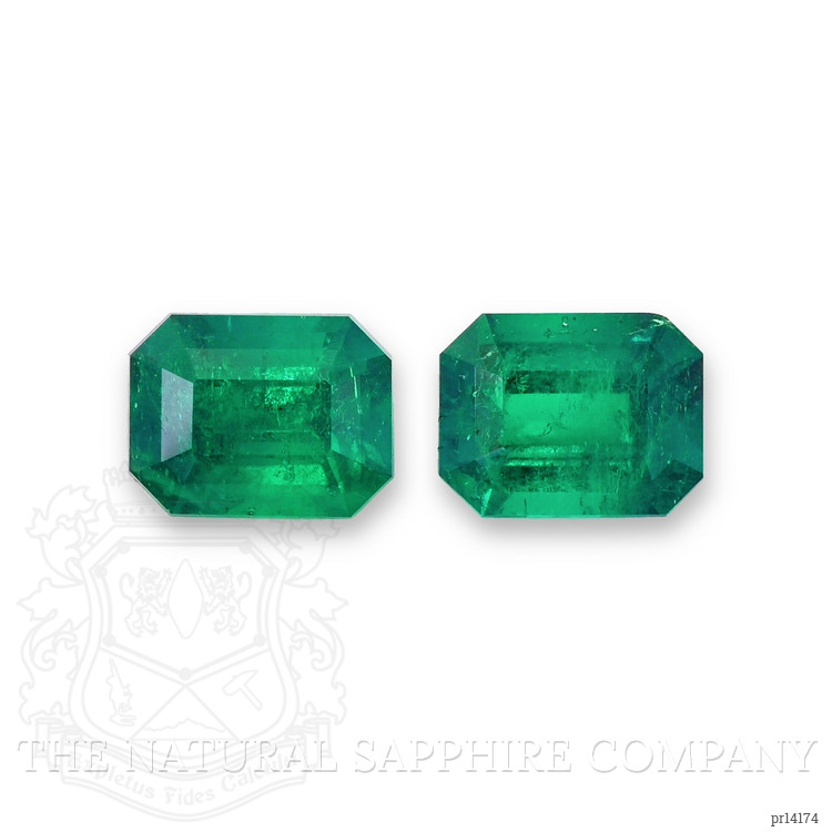 6.23 Ct.Tw. Emerald Pair from Colombia