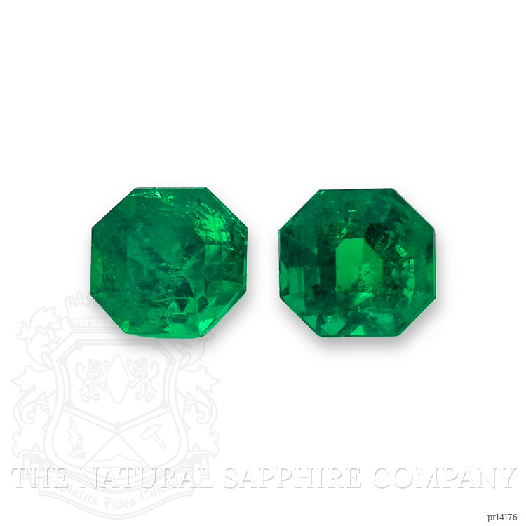 6.99 Ct.Tw. Emerald Pair from Colombia