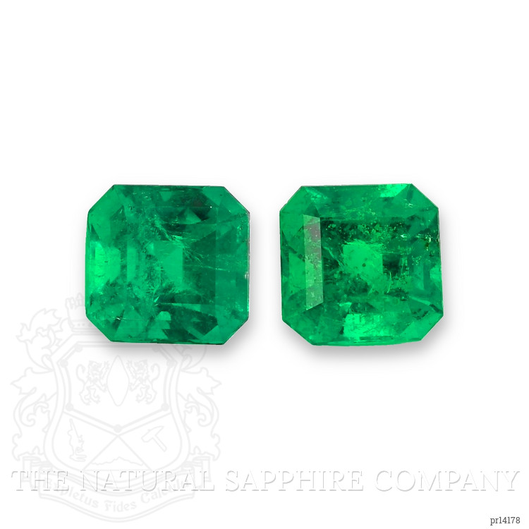 9.12 Ct.Tw. Emerald Pair from Colombia