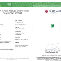 10.68 Ct.Tw.Total Carat Weight Emerald Pair from Zambia Scan Report