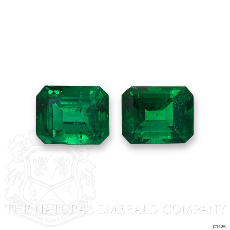 10.68 Ct.Tw. Emerald Pair from Zambia