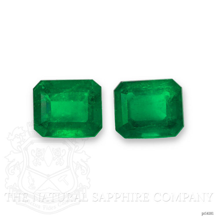 11.23 Ct.Tw. Emerald Pair from Colombia