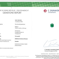 15.72 Ct.Tw.Total Carat Weight Emerald Pair from Zambia Scan Report