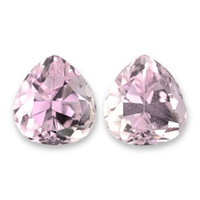 12.75 Ct.Tw.Total Carat Weight Pink Kunzite Pair from Afghanistan Video