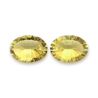 36.57 Ct.Tw.Total Carat Weight Yellowish Brown Citrine Pair from Brazil Video