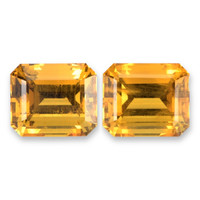 43.69&nbsp;Ct.Tw.Total Carat Weight Orangish Yellow Heliodor Pair from Namibia Video