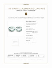 11.78 Ct.Tw.Total Carat Weight Greenish Blue Aquamarine Pair from Brazil Scan Report