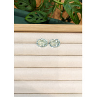 11.78 Ct.Tw.Total Carat Weight Greenish Blue Aquamarine Pair from Brazil Life Style
