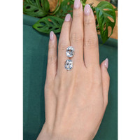 9.66 Ct.Tw.Total Carat Weight Blue Aquamarine Pair from Brazil Life Style