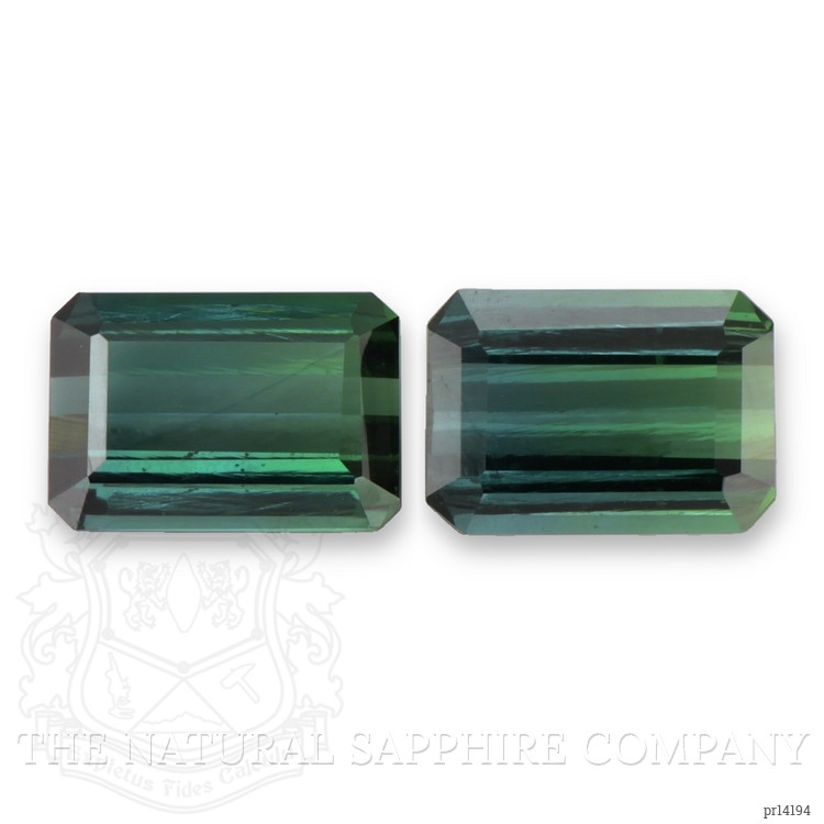 5.99 Ct.Tw. Bluish Green Tourmaline Pair from Brazil