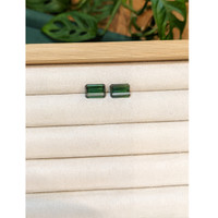 5.99 Ct.Tw.Total Carat Weight Bluish Green Tourmaline Pair from Brazil Life Style