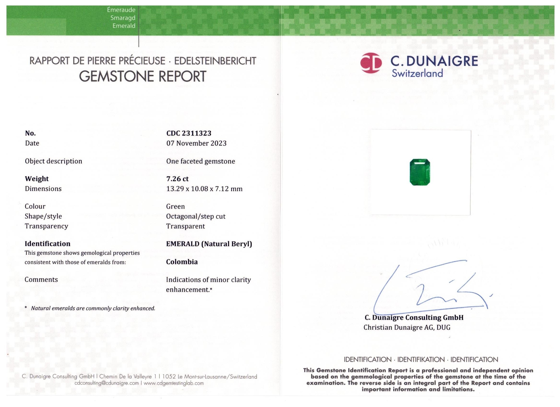 14.01 Ct.Tw. Emerald Pair from Colombia