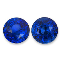 3.31&nbsp;Ct.Tw.Total Carat Weight Blue Sapphire Pair from Madagascar Video