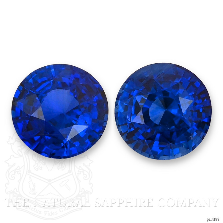 3.31 Ct.Tw. Blue Sapphire Pair from Madagascar