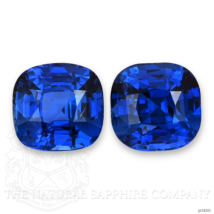 5.53 Ct.Tw. Blue Sapphire Pair from Madagascar