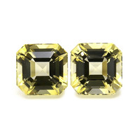 9.77&nbsp;Ct.Tw.Total Carat Weight Yellow Citrine Pair from Ceylon (Sri Lanka) Video