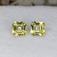 9.77&nbsp;Ct.Tw.Total Carat Weight Yellow Citrine Pair from Ceylon (Sri Lanka) Life Style