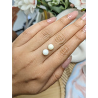 3.53&nbsp;Ct.Tw.Total Carat Weight Salmon and White Cabochon Coral Pair from Italy Life Style