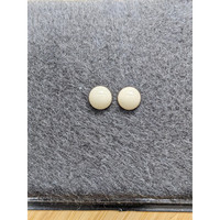 3.53 Ct.Tw.Total Carat Weight Salmon and White Cabochon Coral Pair from Italy Life Style